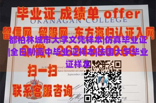 都柏林城市大学文凭样本|仿真毕业证|全日制高中毕业证样本|法国大学毕业证样本